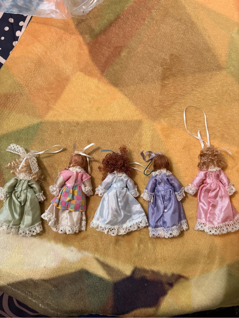 Porcelain doll ornaments - Picture 6 of 9
